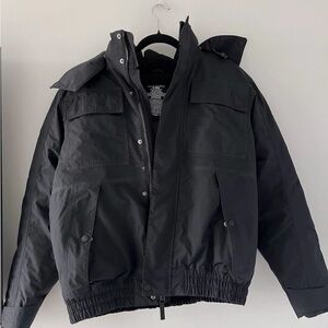 LL beans Men Insulated Down Jacket Black Size S